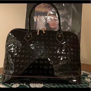 Black Leather Aracadia Purse